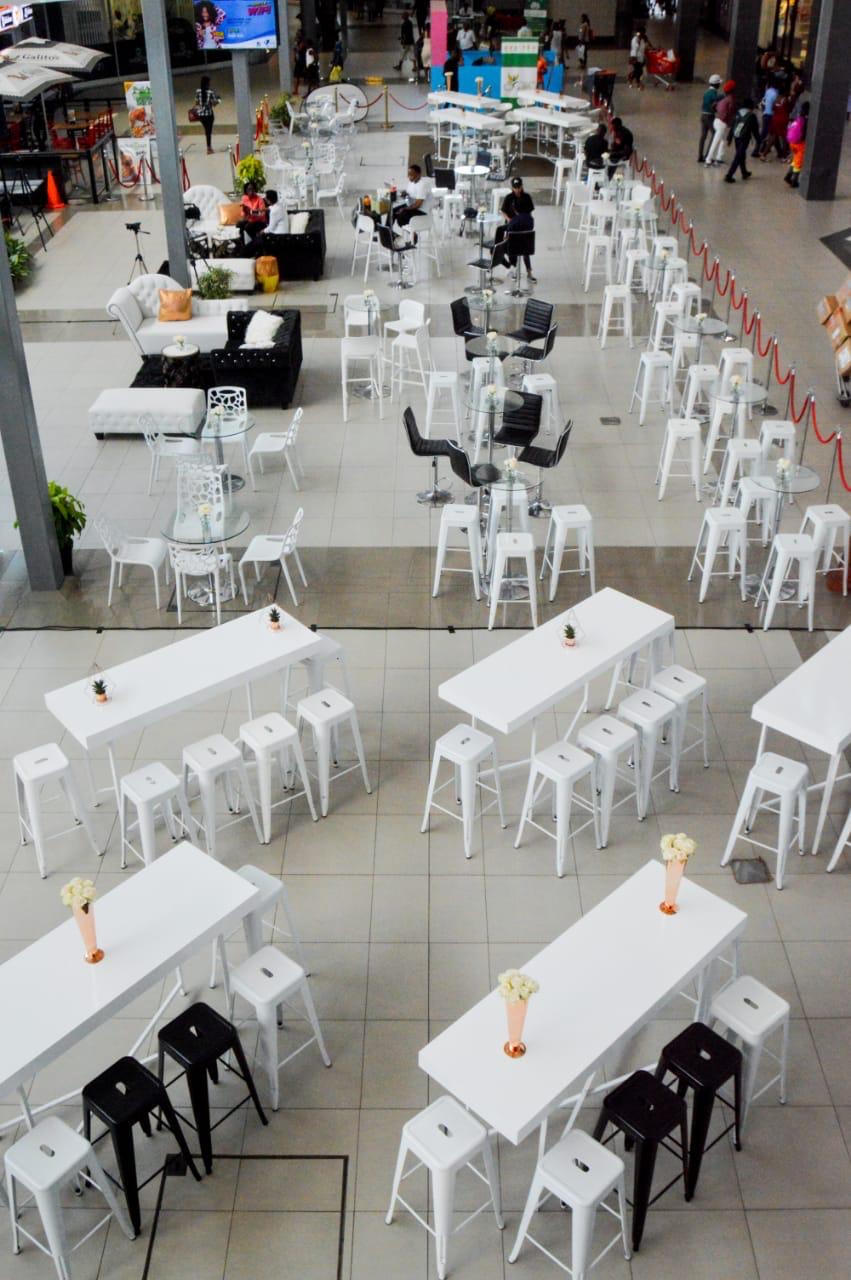 Event seating area