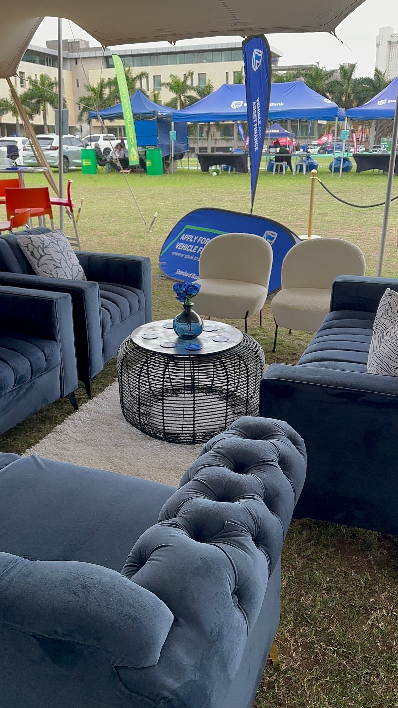 Lounge setup
