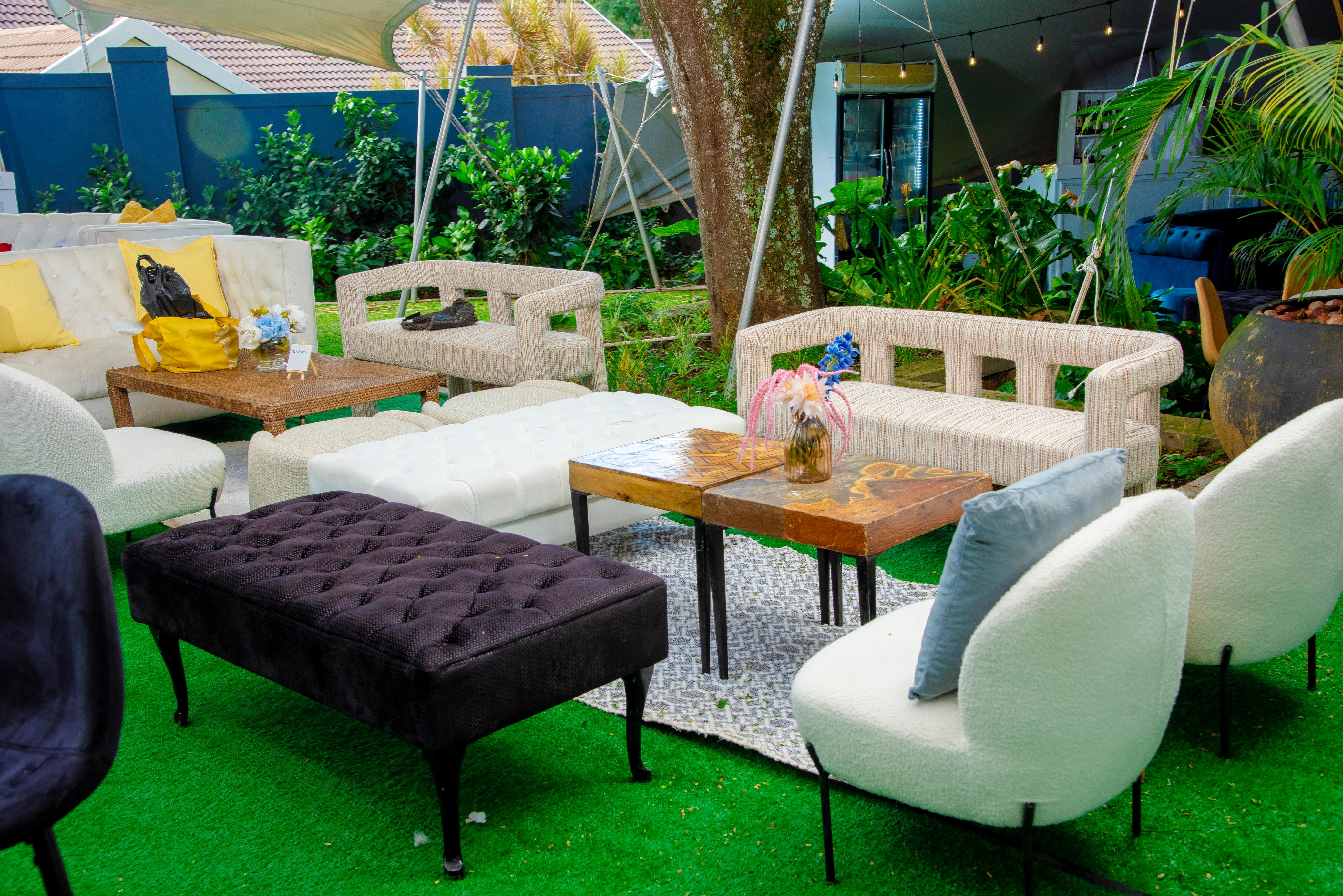Additional lounge seating setup